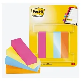 Post-it Post-it® Page Marker Poptimistic Haftmarker farbsortiert 4x 50 Streifen
