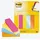 Post-it Post-it® Page Marker Poptimistic Haftmarker farbsortiert 4x 50 Streifen