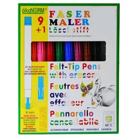 ökoNorm Fasermaler 9 St. auswaschbar