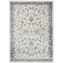mazovia Orientteppich 60 x 100 cm Grau/Weiß