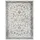 mazovia Orientteppich 60 x 100 cm Grau/Weiß