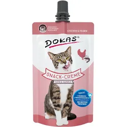 DOKAS Cat Snack-Creme Katzen-Snack Huhn Garnele