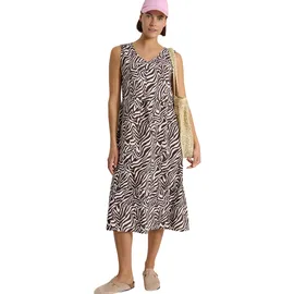 Cecil Midikleid Zebraprint Braun S