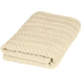 Duschtuch ROSS "Sensual 9001" Handtücher (Packung) Gr. B/L: 75cm x 140cm, Frottier, beige (natur, sand) Baby 100% Baumwolle