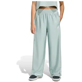 adidas Seasonals Glam Wide Leg Hosen Wonder Sage/Silver Met 14-15 Jahre