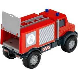 Theo Klein 3800 - Unimog Feuerwehr Sandfahrzeug rot 1:24