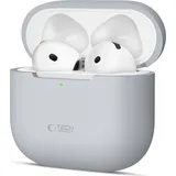 techprotect Tech-Protect Silikonhülle für Apple AirPods 4 – Grau