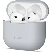 techprotect Tech-Protect Silikonhülle für Apple AirPods 4 – Grau