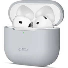 techprotect Tech-Protect Silikonhülle für Apple AirPods 4 – Grau