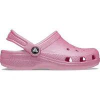 Crocs Classic Glitter Clog K Holzschuhe Pink Tweed Glitter