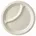 Teller Zuckerrohr 2-geteilt Durchmesser 23 cm 50