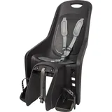 Polisport Bubbly Maxi CFS Kindersitz Für Fahrrad Hinten - Black/Dark Grey / Schwarz