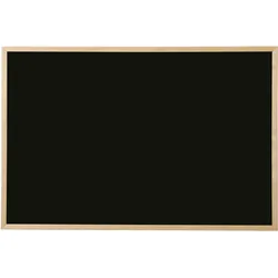 Bi-Office Kreidetafel Basic mit Holzrahmen, 60 x 40 cm, Inklusive Kreide, Hergestellt in Europa