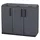 pidema.it Niedrige Polypropylen-Schrank 102 x 37 x 84 cm Grau