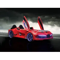 Autobett „Moon Aero“ in Rot - Rot