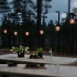 Konstsmide 2393-800 Party-Lichterkette Außen netzbetrieben Anzahl Leuchtmittel 10 Beleuchtete Läng