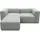 Raum.Id Ecksofa Gerrid L-Form« Cord, Modulsofa, bestehend aus 2 Eckelementen + 1 Hocker