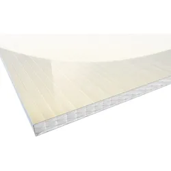 Polycarbonat Stegplatte 10-fach | 32 mm | X-Struktur | Gold-Opal