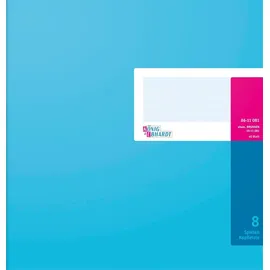 KÖNIG & EBHARDT Spaltenbuch 8-Spalten 27,7x29,7mm 40 Blatt Hellblau/kariert