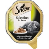 Sheba Selection in Sauce mit Kaninchenhäppchen 36 x 85 g