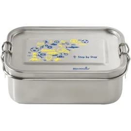 Step By Step Stainless Steel Lunchbox Blue & Yellow