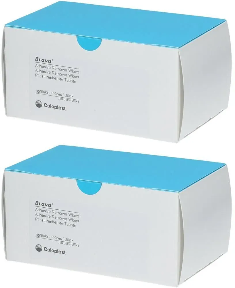 Brava Adhesive Remover Wipes 12011 2x30 St Zakje