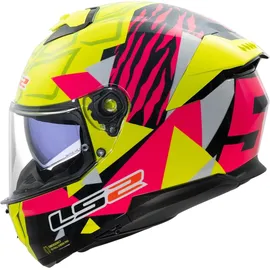 LS2 LS2, Integraler Motorradhelm STREAM II TIGER Gloss H-V Yellow Pink, L