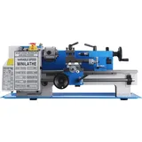 SucceBuy Mini-Metall-Drehmaschine 7x12 Zoll Präzision Variable Geschwindigkeit 2250RPM 400W Teleskop-Sets Metall Holzbearbeitung Drehmaschine Auto...