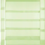 BestLivings Transparente Bistrogardine Stangendurchzug 80 x 110 cm Grün