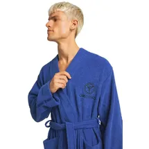 Carlo Colucci Bademantel Vito in Royalblau | Gr.: M
