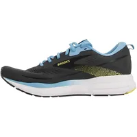 Brooks Herren Trace 3 Sneaker, Forged Iron/Blue/Yellow, 43 EU