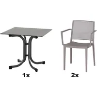 Siena Garden Urban Lights Set 3-tlg. Taupe/Anthrazit