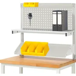 Rau System-Aufbau (Komplettset-01 B1000 mm), zur Montage auf Arbeitsplatte, RAL7035