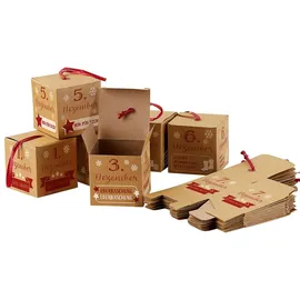 Cepewa DIY-Adventskalender Set 24 Boxen