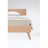 FLEURESSE Spannbettlaken Jersey 180 x 200 cm beige