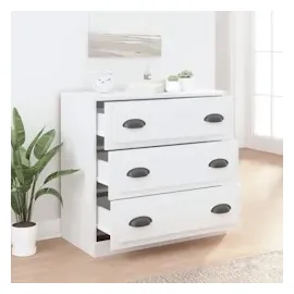 vidaXL Sideboard Weiß 70x35,5x67,5 cm Holzwerkstoff