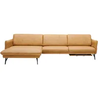 Himolla Ecksofa, Gelb, Leder, Echtleder, Rindleder, Uni, Ottomane links, L-Form, 330x174 cm, Blauer Engel, Goldenes M, Made in Germany, Emas, Typenauswahl, Lederauswahl, Stoffauswahl, seitenverkehrt erhältlich, Rücken echt, Wohnzimmer, Sofas & Couches, Wohnlandschaften, Ecksofas