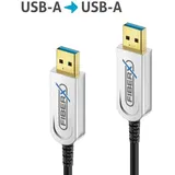 FIBERX Serie - USB 3.1 Glasfaser Kabel - USB-A USB-A - 15m