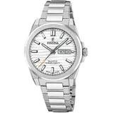 Festina Herrenuhr Silberfarben mit Saphirglas