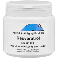 250 g Resveratrol-Pulver; 98 % Reinheit (pflanzenbasiert)