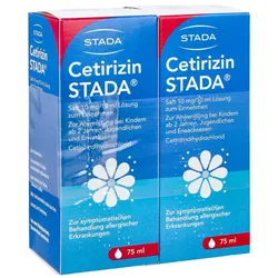 Cetirizin STADA Saft 10mg/10ml Lösung zum Einnehmen bei Allergie