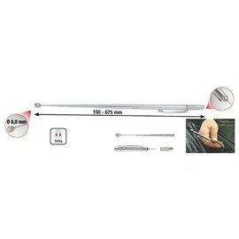 KS Tools 2in1 Teleskop-Magnethalter mit Waschdüsen-Reinigungs- und Einstellwerkzeug, 150-675mm (550.1001)
