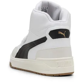 Puma Shuffle Downtown Mid Herren Weite E Weiß/Schwarz/Vapor Gray 44,5