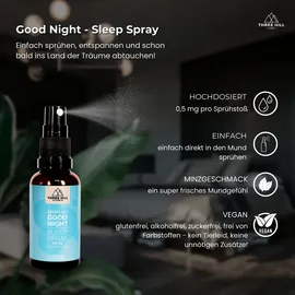 three hill labs Melatonin Einschlafspray 0,5 mg 30 ml