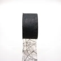 Deko AS GmbH Sizoweb Tischband schwarz 7,9 cm Rolle 50 Meter 64 017-R