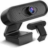 NanoRS RS680 Webcam mit Mikrofon und Befestigungsclip Full HD 1080P Computer Kamera PC Home-Office 30fps 1,7m Kabel