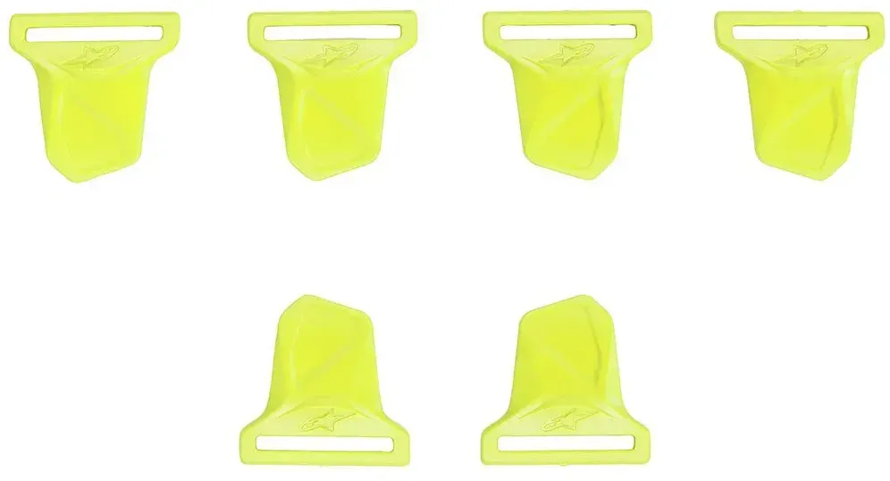 Alpinestars Bionic 10&7 Knee Braces Riemenende - Yellow Fluo - One Size