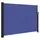vidaXL Seitenmarkise 140 x 600 cm Blau Polyester