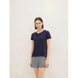 Tom Tailor Zweiteiliger kurzer Pyjama gestreift Blau 38