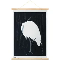 Grupo Erik Egret in the Rain Rollbild/Kakemono/Wallscroll 70x50 cm